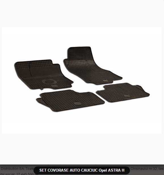 Covorase cauciuc Opel Astra H marca UMBRELLA